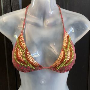 NWOT Beaded Victoria’s Secret Triangle Top